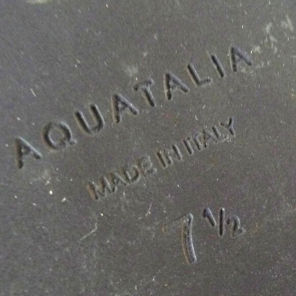 AQUATALIA Size 7.5 Golda Suede Loafer Flat ITALY - Picture 8 of 10